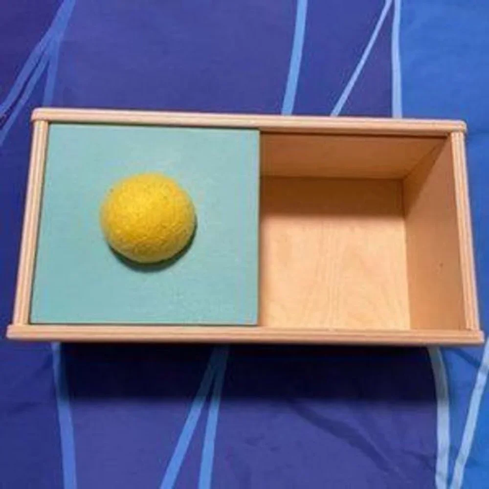 Lovevery Sliding Top Box w/Ball, Retired